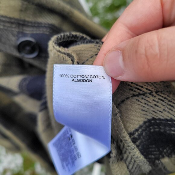 Lucky Brand Olive Green and Black Shacket - Picture 7 of 7